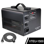 Yinleader 110V to 220V Voltage Converter Transformer Step Up/Down 120V to 240V with 2 US&2 EU Outlets 1500W [110V US Power Cord Included Only, No 220V Cord]