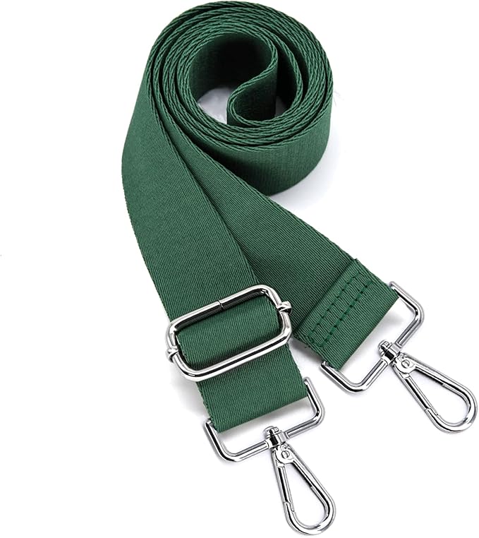 S&loyoe Thickened Solid Color Purse Straps Replacement Crossbody Bag Strap Adjustable Wide Guitar Straps for Handbags 1.5inch