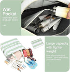 Bluboon Waterproof Beach Tote Pool Bags for Women Ladies Extra Large Carry On Bag With Wet Compartment for Weekender Travel