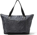Baggallini Carryall Expandable Lightweight Travel Tote 22" Packable Folding Compact Nylon Washable Weekender w/Luggage Sleeve