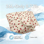 Puffer Tote Bag with Pouch,Women's Lightweight Quilted Shoulder Bag,15.6"/17.3" Laptop Travel Weekender for Work & Nurses