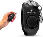 Mace Personal Safety Alarm - Loud 130db Siren, Built in Emergency Whistle, Easy On/Off Push Button Activation, Batteries Included, Personal Alarm for Women & Men - Black