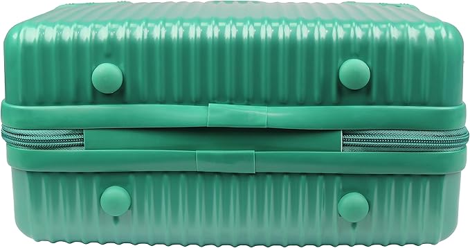 World Traveler VentureX Airline Approved 2-Piece Carry-On Luggage Set – Lightweight Hardside Polycarbonate Suitcase with Spinner Wheels - Green