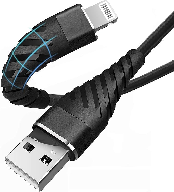 Charger Cable 10ft for【Apple MFi Certified】,(2 Pack) CyvenSmart 10 Foot Lightning Cable Fast Charging Cord for iPhone 11/11 Pro /11 Pro Max/XS/XS Max/XR/X/8/8 Plus/7/7 Plus/6(Black)