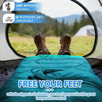 oaskys Camping Sleeping Bag - 3 Season Warm & Cool Weather - Summer Spring Fall Lightweight Waterproof for Adults Kids - Camping Gear Equipment, Traveling, and Outdoors