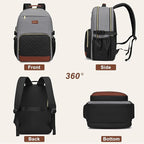 Focdod Laptop Backpack for Women Bookbag: 15.6 inch Work Backpacks with Pouch Pocket for Large Capacity Cup & USB Charger College Book Bag Travel Business Nurse Teacher Bookbags Anti-theft Back Pack