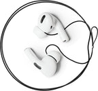 New Version of Anti-Lost Strap for Wireless in-Ear Earbuds with Ear Tips, Airpod pro Lanyard - Black (Compatible with Airpods Pro 1 2 3, Sony, Beats, Samsung, Bose)