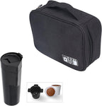 Portable Coffee Machine Storage Bag, Assemblable Compartment Multifunctional Coffee Machine Storage Bag Car Handheld Coffee Machine Travel Bag