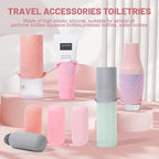 Mrsdry Bottle Covers for Travel, Leak Proofing, Travel Size Container Silicone toiletry sleeves, Leak Locks Travel Accessories for Shampoo Wash Body Bottles and other beauty and personal care(8pcs)