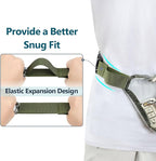 Veckle Clear Fanny Pack Stadium Approved - Adjustable 33-47 Inch Strap, Transparent Belt Bag for Women Men Fits 7.5-inch Smartphone, Waist Bag Clear Bag for Stadium Events, Sport, Concerts, Green