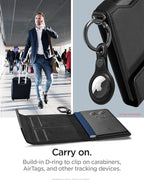 Spigen Life for Passport Card Cover Holder with RFID Blocking Technology Wallet Travel Documents Organizer Protector Accessories, SIM Card Pin Included