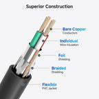 Cable Matters Short USB Printer Cable - 3ft, USB A to B Cable, Compatible with Printer, External Hard Drive, Audio Interface, Scanner, MIDI Controller, MIDI Keyboard, Black