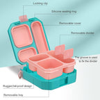 wiwens Bento Lunch Box for Kids with 12oz Soup Thermo Leak-Proof Lunch Food Container with 5 Compartment Thermo Hot Food Jar and Insulated Lunch Bag for Kid Toddler Girls Boys to School