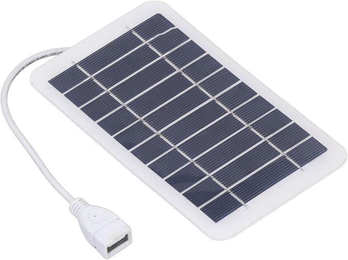 SUNGOOYUE Solar Panel, Portable Small and Lightweight Outdoor Solar Panel Charger for Camera Cell Phone Mobile Power Pack 2W 5V