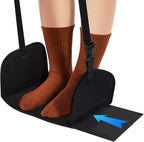 Portable Footrest Hammock for Air Travel, Work on Desk, Provides Support for Leg, Made by Soft Memory Foam, Relieve Leg Pressure, Car & Office Essentials, Black