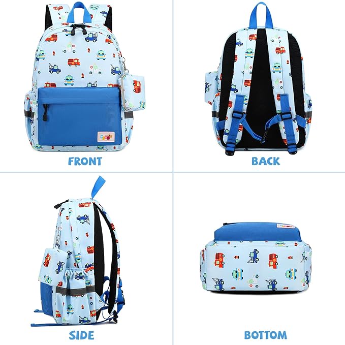 mygreen Toddler Backpack, Kids Backpack for Boys and Girls with Chest Strap | with Chest Strap