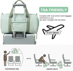 BLUBOON Duffle Bag Girls Kids Cute Gym Bag with Shoes Compartment & Wet Separation Waterproof Sports Overnight Travel Bag