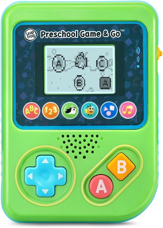 LeapFrog Preschool Game and Go Handheld Video Game Toy, Green