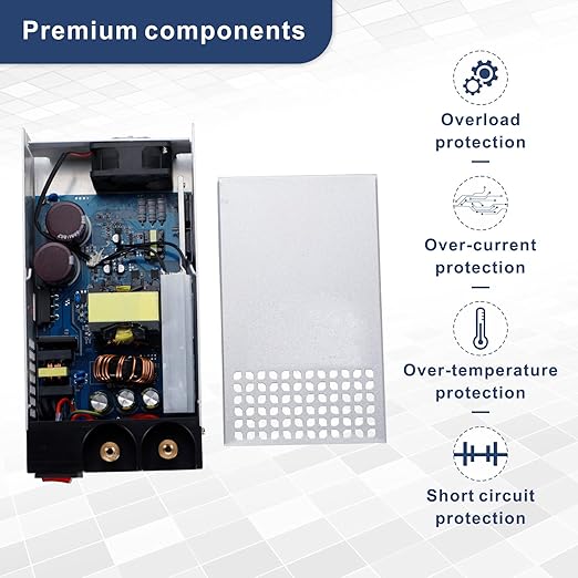 24V DC Power Supply 1200W AC to DC Converter SMPS 50A Switching Power Supply Adapater Transformer for 3D Printer, RV, Led Strip, Motor Pump, CCTV, Electronic Instruments, Lab Computer