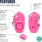 Mace Personal Safety Alarm & Mace Pepper Spray Kit - Loud 130db Siren with Built in Emergency Whistle, 10 Feet Range Pocket Model (0.42 oz) Self Defense Pepper Spray for Women & Men