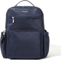 Baggallini Tribeca Expandable Laptop Backpack - 15"x11" Lightweight RFID Computer Bag for Work & Travel with Luggage Sleeve