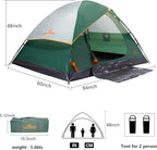 ASFANES Sundome Camping Tent with Rainfly, 2/4/6/10 Person Tent Sets Up in 10 Mins, Weatherproof Shelter for Camping, Festivals, Backyard, Sleepovers, & More