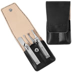 Manicure Kit 6 in 1 Nail Clipper Set Premium Stainless Steel Fingernail & Toenail Clippers, Portable Manicure & Pedicure Care Tools Travel Grooming Kits Gifts for Men Women Parents, With PU Case