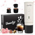H02 PRO Portable Electric Espresso Maker, Father's Day Coffee Machine Compatible with NS Capsule Original Pods & Ground Coffee, Mini Travel Espresso maker for Camping, Hiking, RV