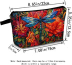 Dragonfly Makeup Bag Travel Portable Cosmetic Pouch Toiletry Organizer Storage Bag Zipper Pouch For Women Organizer Toiletries Bag for Travel