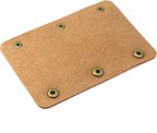 Mcredy 2 Pcs Luggage Handle Wrap Soft Handbag Handle Leather Wrap Cover with Metal Clasp Leather Bag Strap Wrap Covers for Purse Wallet Shopping Travel Bags, Brown
