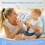 SOCBTNSO Busy Cube Toy for 1 Year Old, Montessori for 1+ Year Old, Travel Toys for Toddlers 1-3, Learning Fine Motor Skills| Birthday Gifts for 12 Months