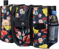 TOPDesign Utility Water Resistant Tote Bag with 13 Pockets, Top Zipper Closure & Thick Bottom Support, for Working Women