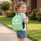 STEAMEDBUN Corduroy Toddler Backpack for Girls Boys 2-4, Kids Preschool Backpack for Kindergarten - Daisy