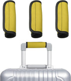 uxcell 3 Pcs Luggage Handle Wrap for Suitcase, Neoprene Handbag Grip Cover Protector Luggage Identifiers Suitcase Handle Wraps for Luggage Shopping Bag Travel Bags, Yellow