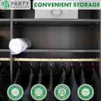 PARTY BARGAINS 72 x 20 Inch Disposable Clear Garment Bags, 50 Pack – Heavy-Duty Plastic Clothes Covers for Suits Dresses Coats, Closet & Travel