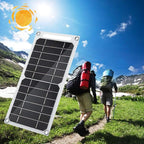 Portable 10W Solar Charger Flexible Solar Panel Power Charging Panel USB Interface for Mobile Phone Battery Recharge Power Systems