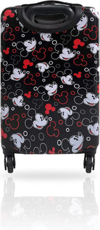 Fast Forward 20 Inches Mickey Mouse Suitcase For Kids - Hard Sided Tween Spinner Travel Trolley Kids Suitcase For Boys with Wheels