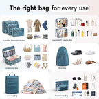 9 Set Packing Cubes for Travel, Gifts for Women Mom,Anti-Tearing Suitcase Organizer,OlarHike Vacation Essentials & Accessories for Cruise Ship