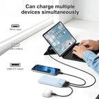 AsperX 2-Pack 10000mAh USB C Output Portable Charger Power Bank Fast Charging, Portable Phone Charger External Battery Pack for iPhone, Android, Google LG and Heated Vest