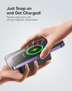 Baseus 0.3" Ultra Slim 5000mAh MagSafe Portable Charger Bundle with PD 20W 20000mAh Wireless Portable Charger, Wireless Fast Charger for iPhone 16/15/14/13/12