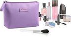 Cosmetic Bags for Women Small Makeup Bag for Purse Pu Leather Makeup Pouch Travel Makeup Bag with Zipper Make Up Bag for Travelling