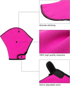 FitsT4 Sports Aqua Gloves Webbed Paddle Swim Gloves Fitness Water Aerobics