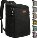 Camping Cooler Backpack 30 45 Cans, Soft Backpack Coolers Insulated Leak Proof Travel Cooler Bag Waterproof Lunch Picnic Beach Work Trip Thermal Bag Drink Beverage Beer Bag Cooler