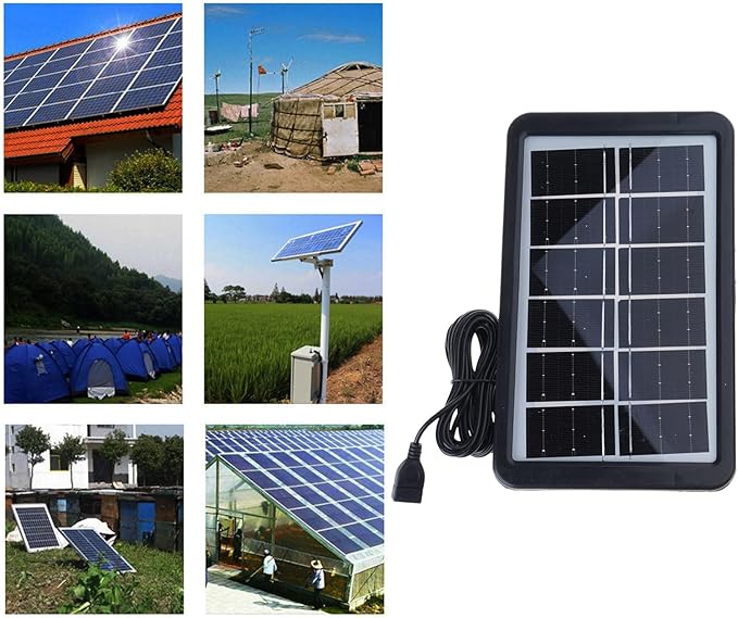Lightweight 10W Solar Panel Charging USB Port High Efficiency Solar Module For Outdoor Activity & Mobile Charging