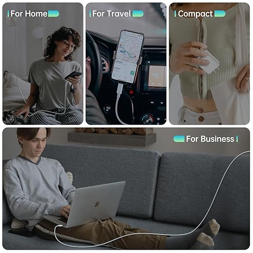 iPhone Charger Fast Charging【MFi Certified】 2Pack 20W PD USB C Wall Charger 6&10FT Cable Fasting Charging Adapter Compatible with iPhone 14Pro/13 Pro/12/12 Pro Max/11 Pro Max/XS Max/XS/XR/X/8 and More