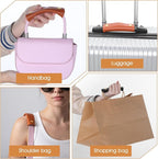 4 Pack Bag Handles Wrap, Purse Handle Covers, Handbag Handle Wrap Covers, Leather Luggage Handles Wraps for Handbags for Shopping Travel