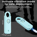TIPSEAN Personal Safety Alarm - 135dB Ultra Loud Siren with LED Strobe Light, USB-C Rechargeable, Compact Keychain Alarm for Women/Men, Emergency Flashlight & Vibration Alert(Blue)