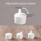 4 Pack 2oz Travel Size Bottles, Refillable Plastic Squeeze Containers with Flip Top Caps, Small Empty Toiletry Dispensers for Shampoo, Lotion, Conditioner