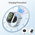 Elebase for 5W Apple Watch 11 USB C Charger,Magnetic USBC Apple Watch Charging Adapter,Wireless iWatch Charger Dock Type C & iPhone Power Port for i Watch Series 10 9 8 7 6 Ultra SE 3,42/46/44mm,Tesla