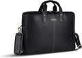 HAMMONDS FLYCATCHER Genuine Leather Laptop Bag for Men, Padded 15.6" Laptop Sleeve, Leather Messenger Bag for Men Briefcases